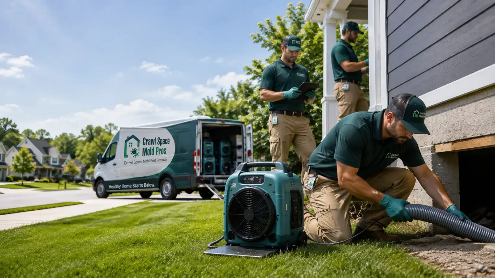 Crawl Space Mold Removal in Litchfield, MI